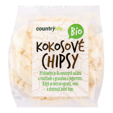 BIO kokosové chipsy 150 g Country Life